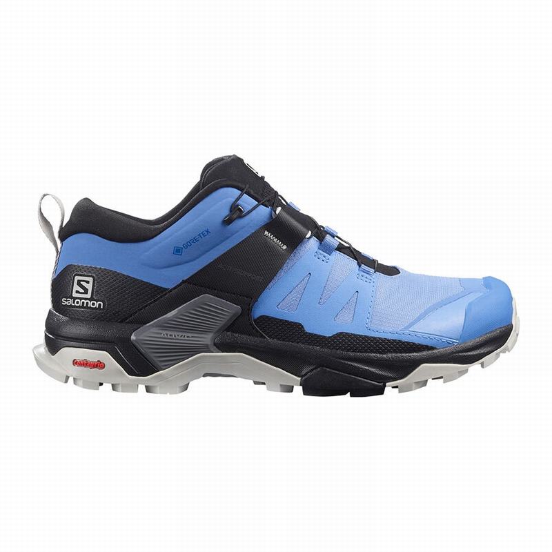 Buty Trekkingowe Damskie Salomon X ULTRA 4 GORE-TEX - Niebieskie / Czarne - Polska (765-FOWAJI)